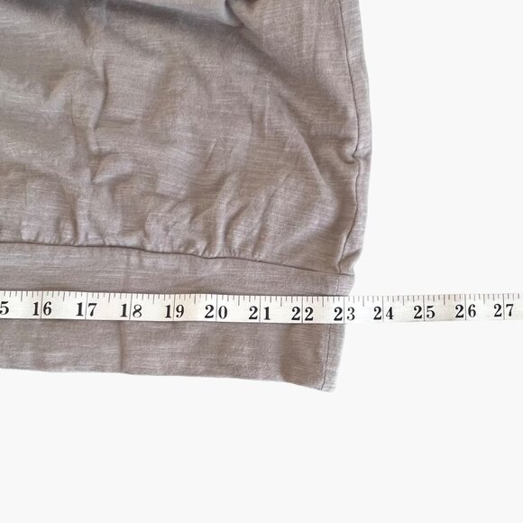 Lane Bryant Top Tee Blouse Sequined Design Taupe Color Size 18/20 Banded Bottom - Picture 7 of 12